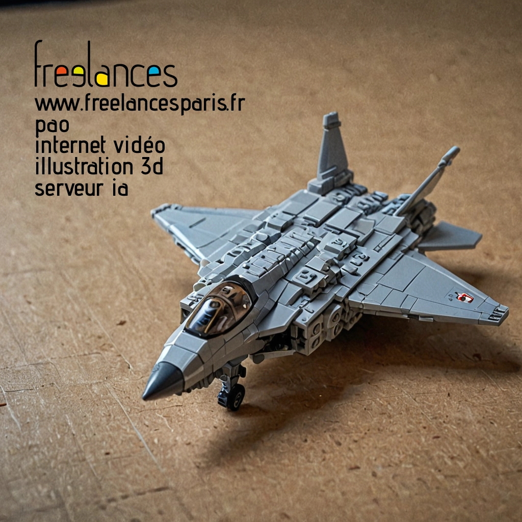 Pao mise en page internet vidéo illustration 3d serveur IA générative AI freelance paris studio de création magazines QLADL860